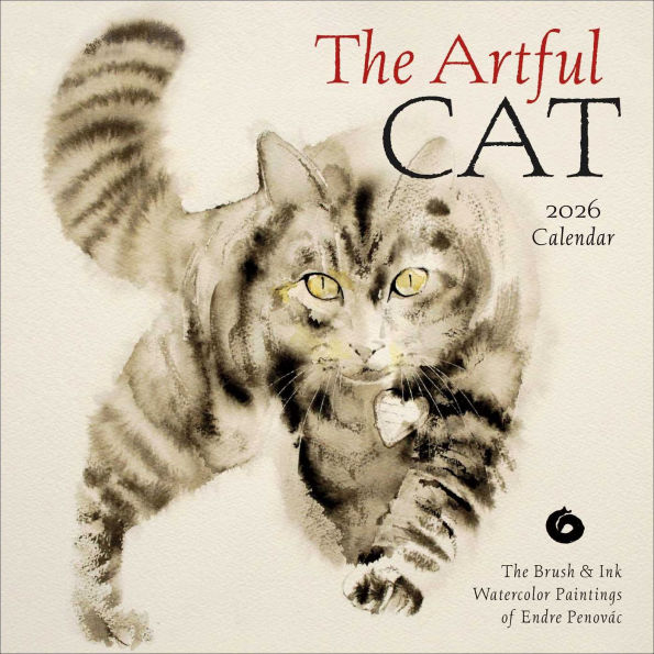 2026 Artful Cat Wall Calendar