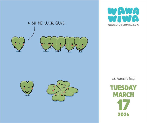 2026 Wawawiwa's A Beautiful Day Day-to-Day Calendar