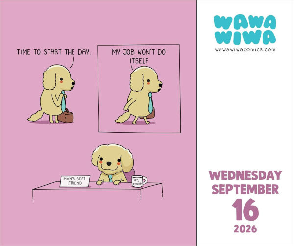 2026 Wawawiwa's A Beautiful Day Day-to-Day Calendar