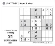 Alternative view 6 of 2026 USA TODAY Sudoku Day-to-Day Calendar