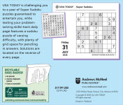 Alternative view 8 of 2026 USA TODAY Sudoku Day-to-Day Calendar