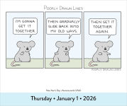 Alternative view 3 of 2026 Poorly Drawn Lines Day-to-Day Calendar