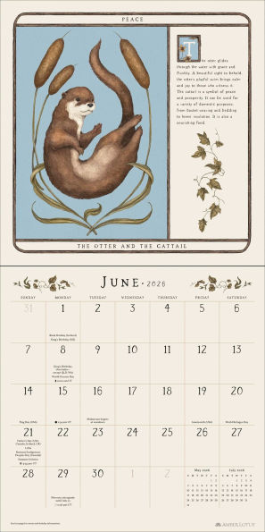 2026 Woodland Wardens Wall Calendar