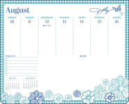 Alternative view 2 of Dolly Parton 2026 Weekly Desk Pad Calendar