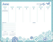 Alternative view 4 of Dolly Parton 2026 Weekly Desk Pad Calendar