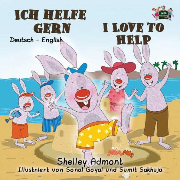 Ich helfe gern-I Love to Help: German English Bilingual Edition