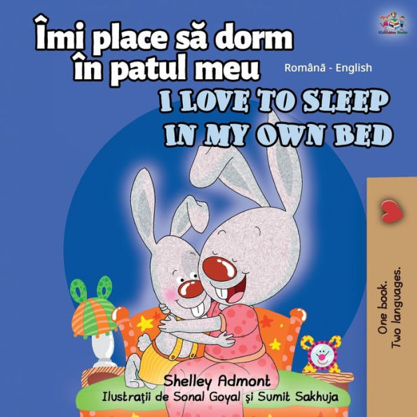 I Love to Sleep in My Own Bed (Romanian English Bilingual Book for kids)