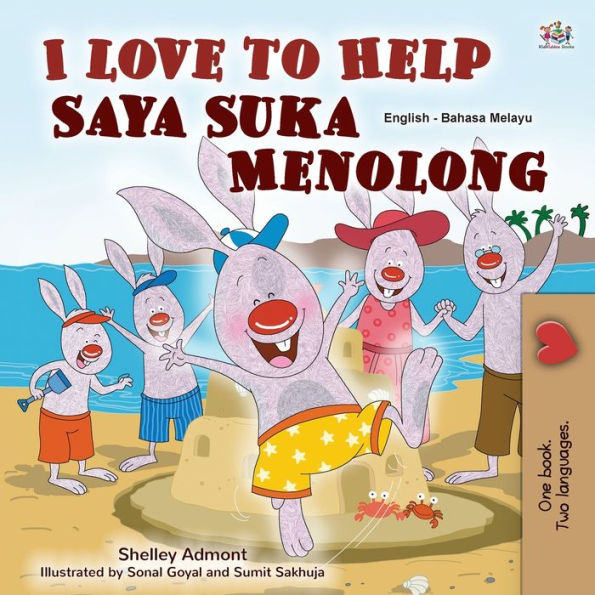 I Love to Help (English Malay Bilingual Book for Kids)