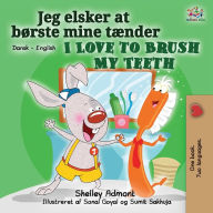Title: I Love to Brush My Teeth (Danish English Bilingual Bilingual Book for Kids), Author: Shelley Admont