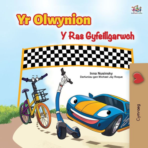 The Wheels The Friendship Race (Welsh Book for Kids)