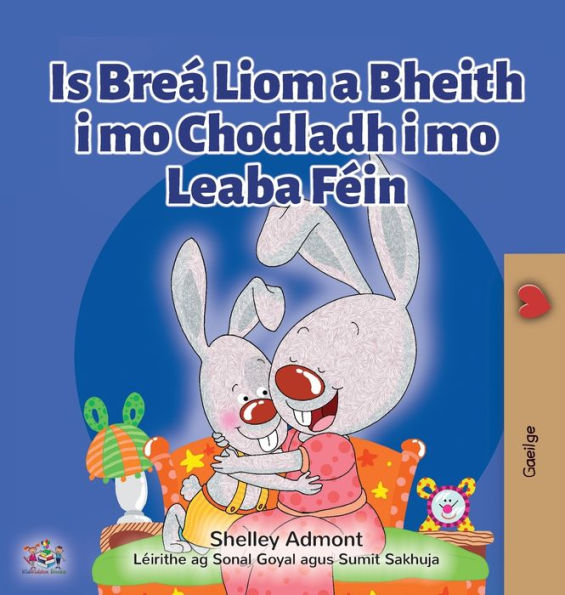 I Love to Sleep in My Own Bed (Irish Book for Kids)