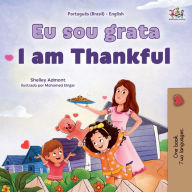 Title: I am Thankful (Portuguese Brazilian English Bilingual Children's Book), Author: Shelley Admont