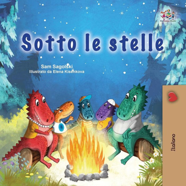 Under the Stars (Italian children's Book): Italian book