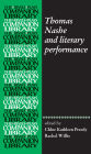 Thomas Nashe and literary performance