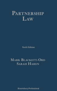 Title: Partnership Law, Author: Mark Blackett-Ord