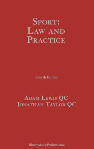 Title: Sport: Law and Practice, Author: Adam Lewis KC