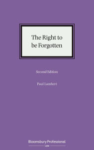 Title: The Right to be Forgotten, Author: Paul Lambert