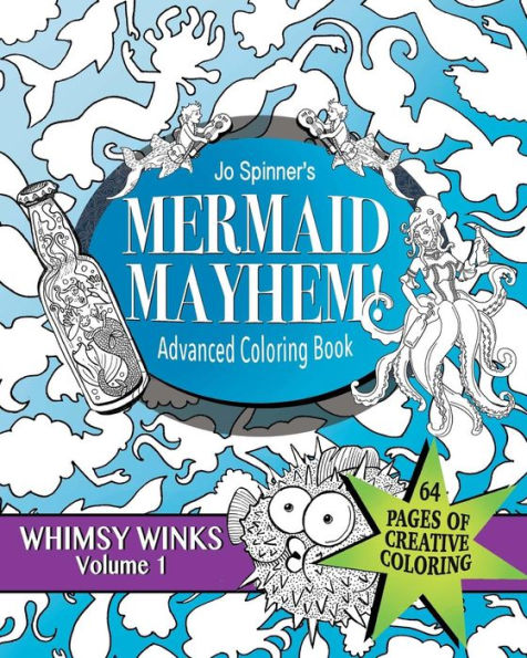 Mermaid Mayhem: Advanced Coloring Book