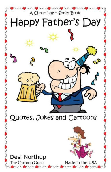 Happy Father's Day: Jokes & Cartoons in Black and White