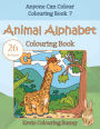 Animal Alphabet Colouring Book: 26 designs