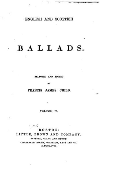 English and Scottish Ballads