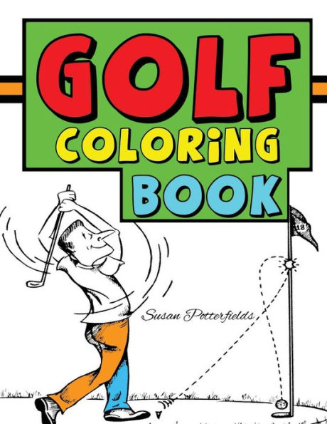 Golf Coloring Book