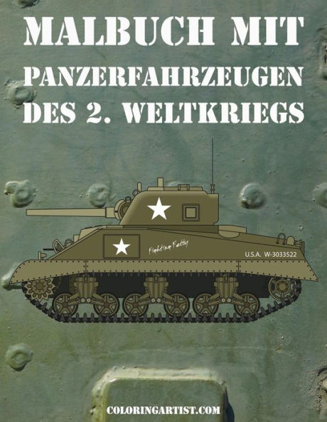 Malbuch mit Panzerfahrzeugen des 2. Weltkriegs 1