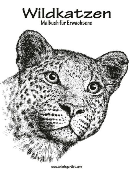 Wildkatzen-Malbuch für Erwachsene 1