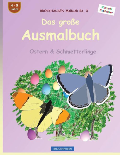 BROCKHAUSEN Malbuch Bd. 3 - Das große Ausmalbuch: Ostern & Schmetterlinge