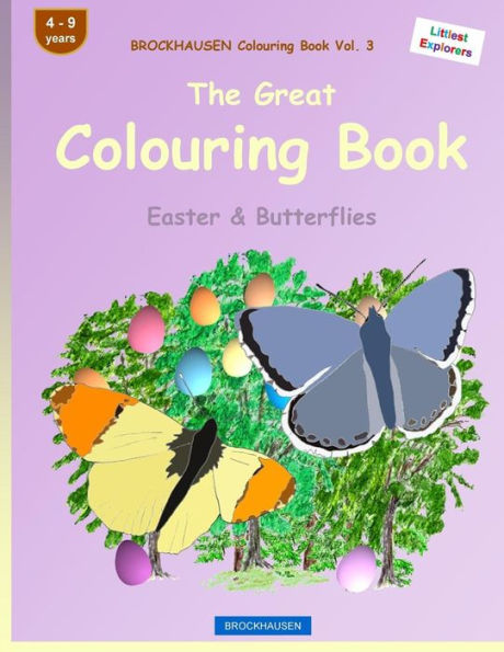 BROCKHAUSEN Colouring Book Vol. 3 - The Great Colouring Book: Easter & Butterflies