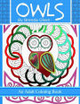 Owls: An adult coloring book