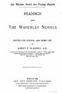 Readings from the Waverley novels