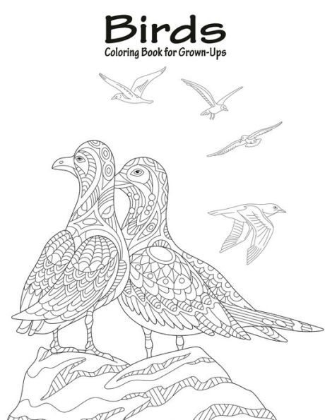 Birds Coloring Book for Grown-Ups 1