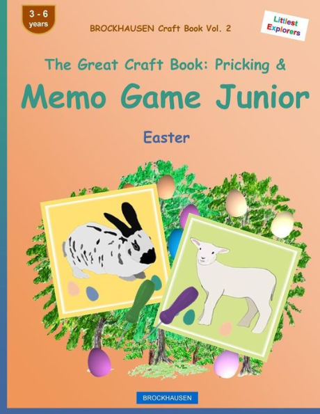 BROCKHAUSEN Craft Book Vol. 2 - The Great Craft Book: Pricking & Memo Game Junior: Easter