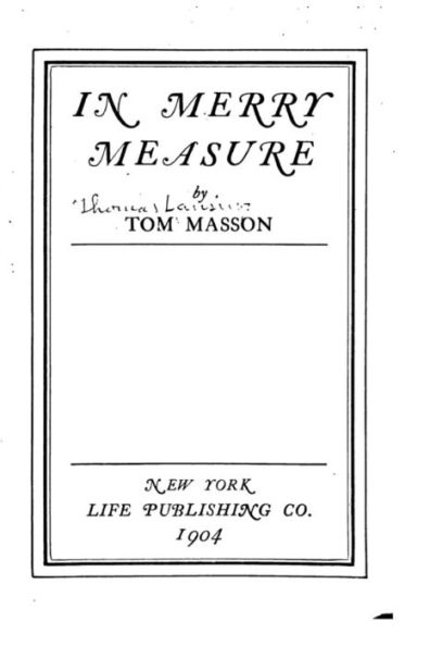 In Merry Measure
