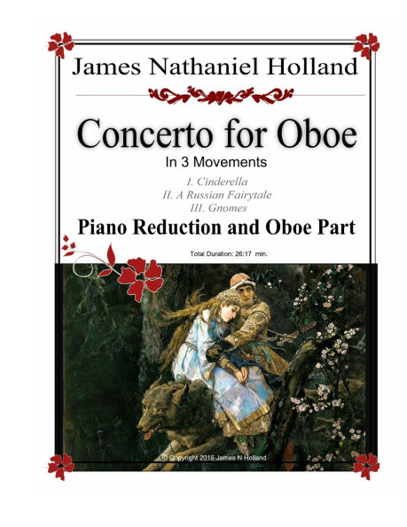 Concerto for Oboe: In Three Movements: Piano Reduction and Oboe Part