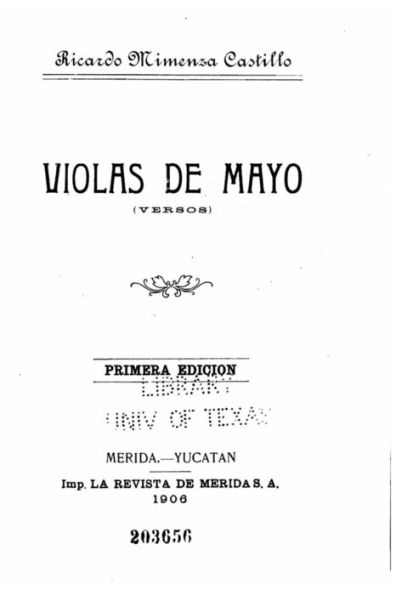 Violas de mayo, Versos