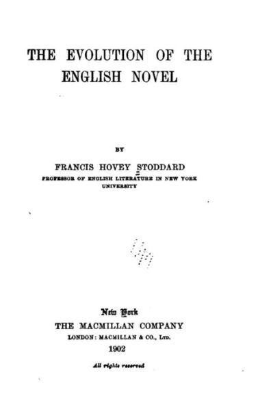 the evolution of English novel