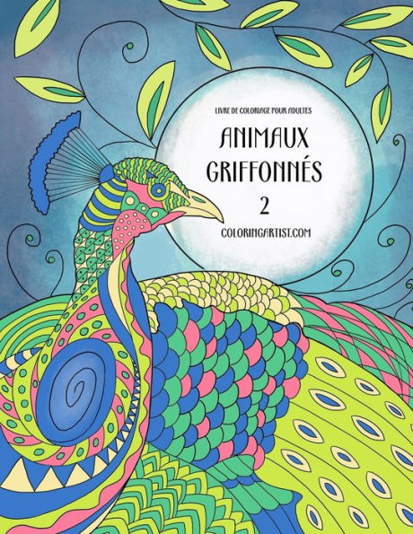 Livre de coloriage pour adultes Animaux griffonnés 2