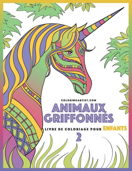 Livre de coloriage pour enfants Animaux griffonnés 2