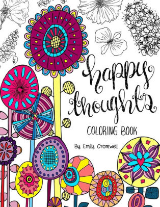 Happy Thoughts Coloring Bookpaperback - 