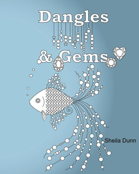 Dangles and Gems: Adult Coloring Book