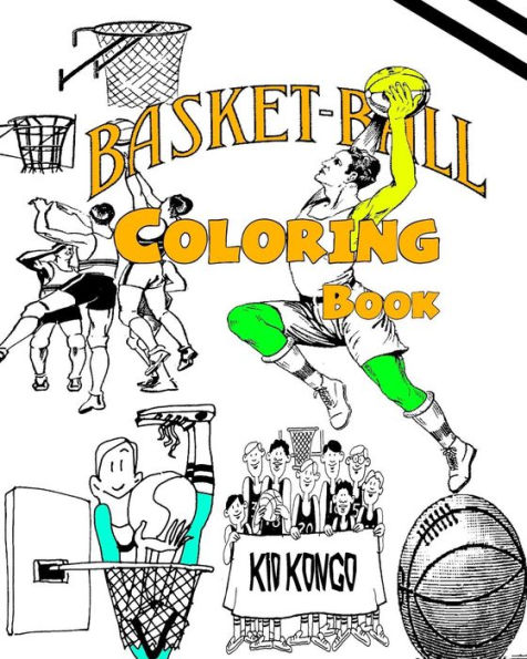 Basketball Coloring Book