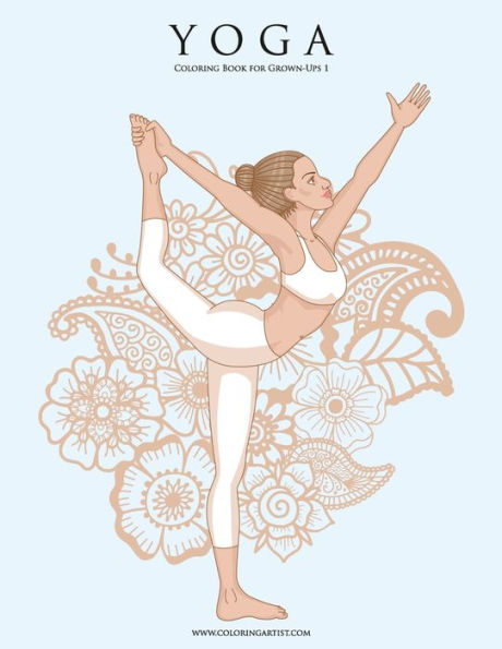 Yoga Coloring Book for Grown-Ups