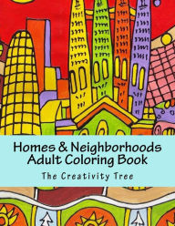 Title: Homes & Neighborhoods: Left-Handed Adult Coloring Book, Author: The Creativity Tree