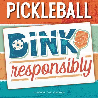 2025 Pickleball Wall Calendar