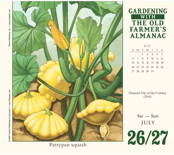 2025 Old Farmer's Almanac Boxed Daily Calendar