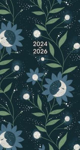 Title: 2025 Moonflowers Checkbook/2 Year Pocket Planner