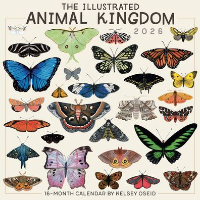 2026 Illustrated Animal Kingdom, The Kelsey Oseid Wall Calendar