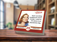 Alternative view 2 of 2026 Daily Bitch, The Boxed/Daily Calendar